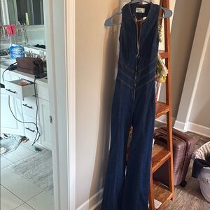 REVICE Dark Blue Denim Jumpsuit